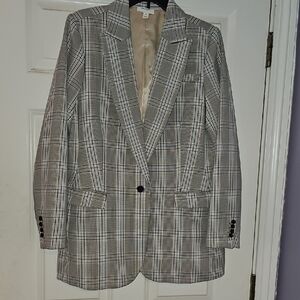 Elegant Plaid Women's Blazer ON 34TH